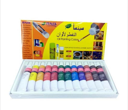 Sensa Oil Colour Set 12 Tube