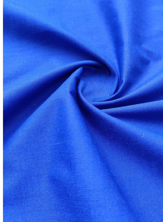 Ink Blue Plain Cotton Fabric