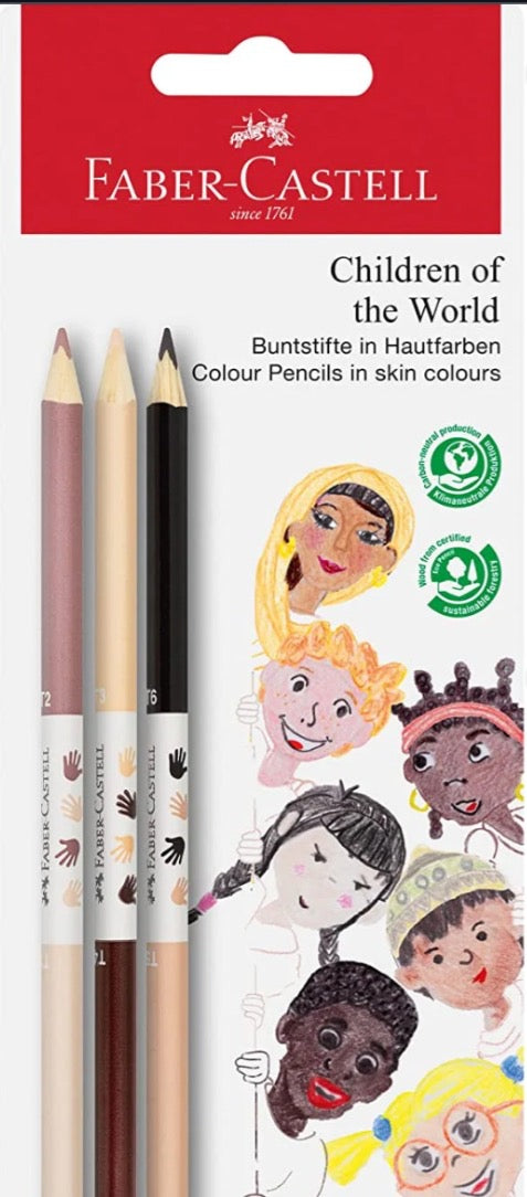Faber Castell Bicolour Colour Pencils Set of 3