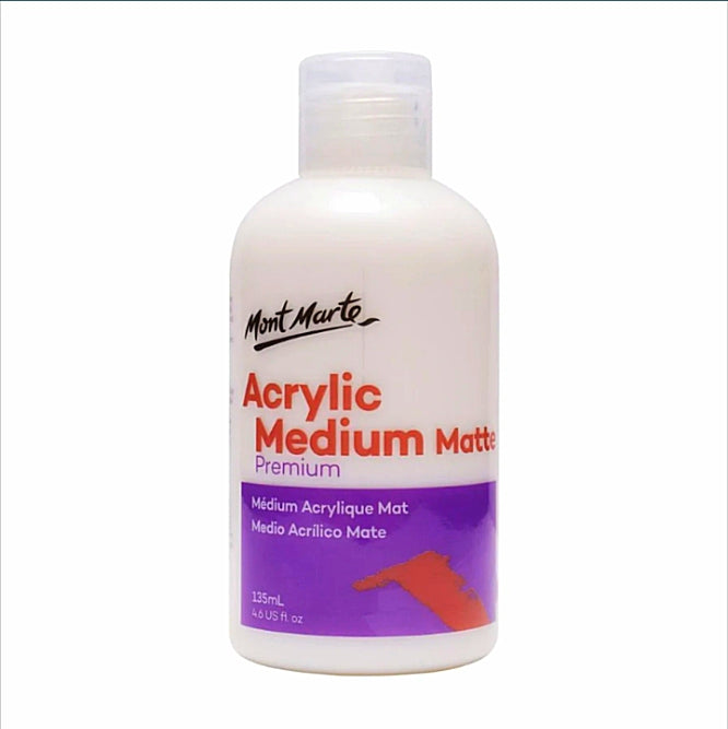Mont Marte Acrylic Medium Premium Matte 135ml