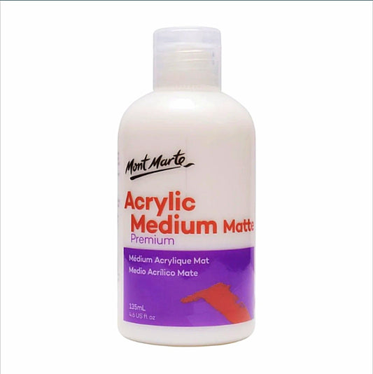 Mont Marte Acrylic Medium Premium Matte 135ml