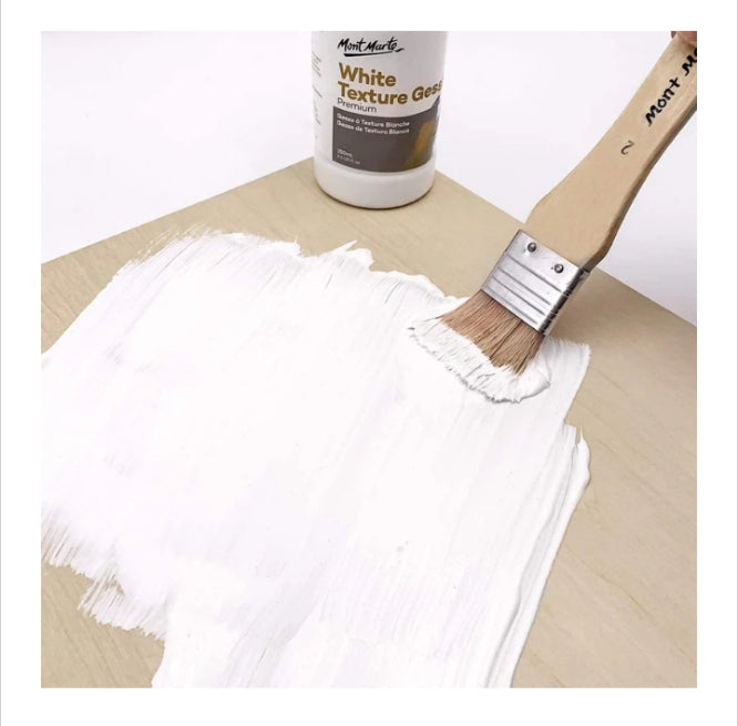 Mont Marte White Texture Gesso Premium 250ml