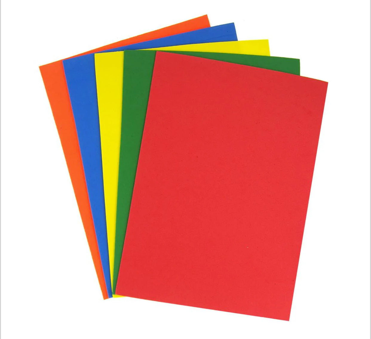 Foaming Sheets Plain A4 Size Pack of 10
