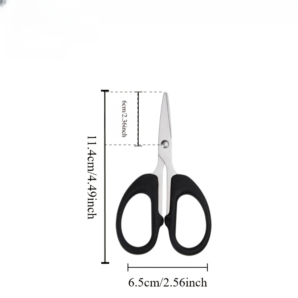 5pcs Multipurpose Craft Scissors Set - Durable Stainless Steel Blades, Ergonomic Handles for Comfort