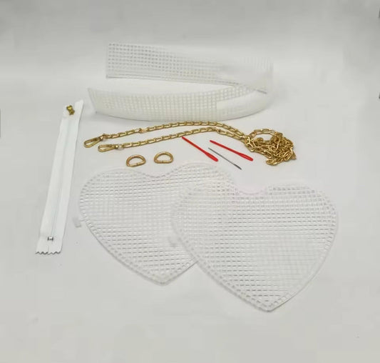 Plastic Bag Mesh Canvas Sheet with Complete Bag Accessories