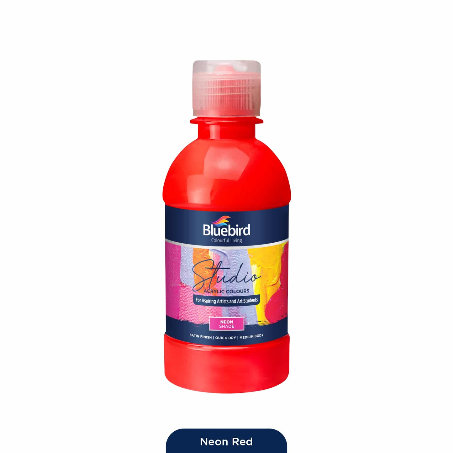 Studio Acrylic Colours – 250 ml – Neon Shades