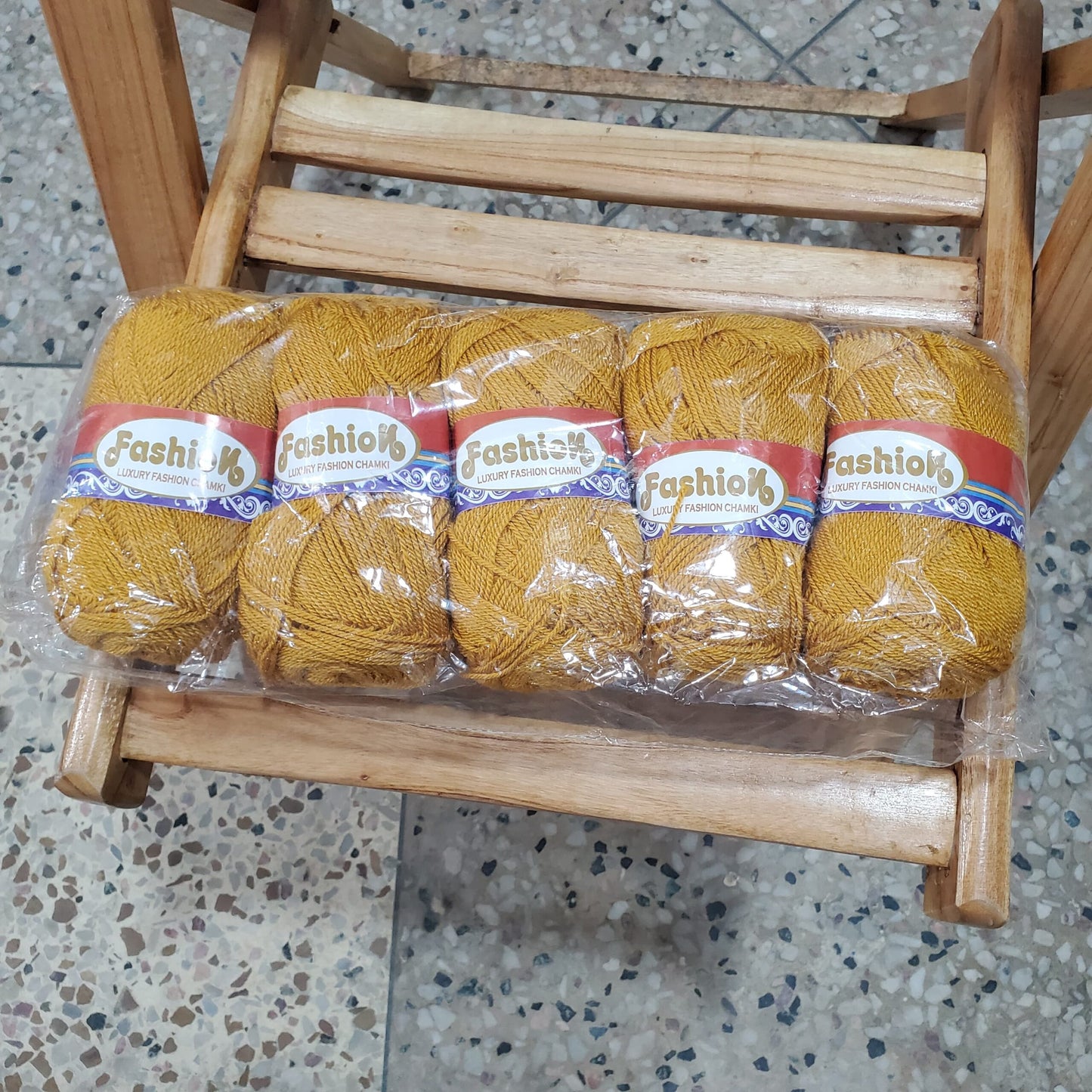 Fashion/parlay chamki yarn 5x balls