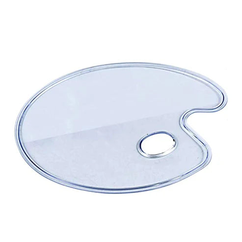 Transparent Color Mixing Tray Acrylic Single Piece