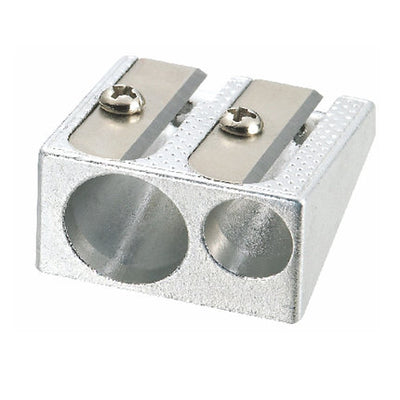 Deli Aluminum Two Hole Sharpener
