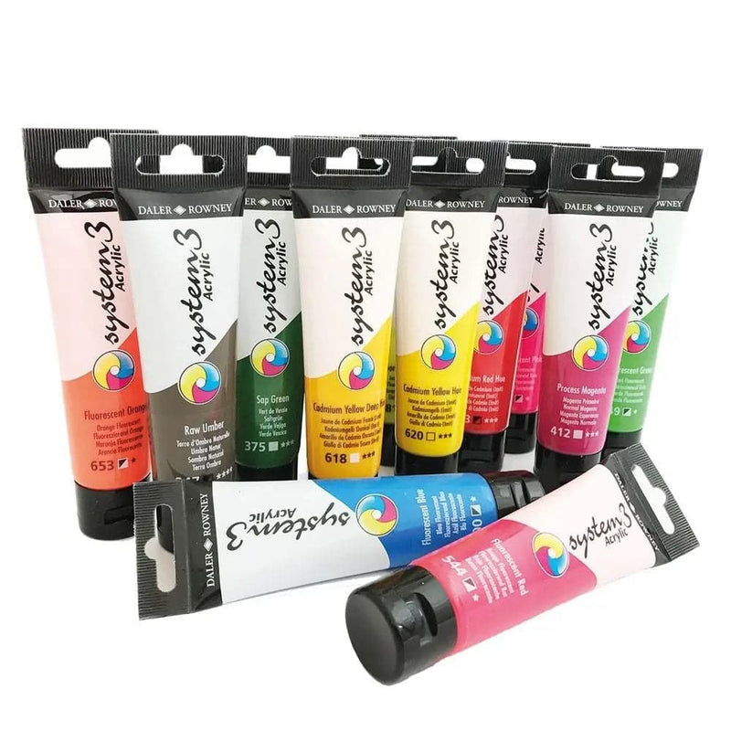 Daler Rowney System 3 Acrylic Paints Tube 59ml
