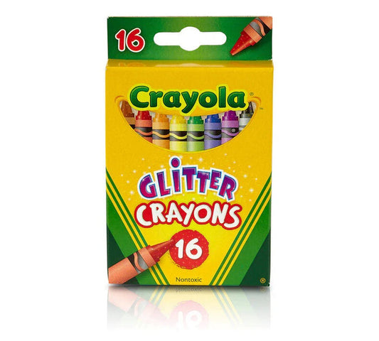 Crayola Glitter Crayons Pack Of 16