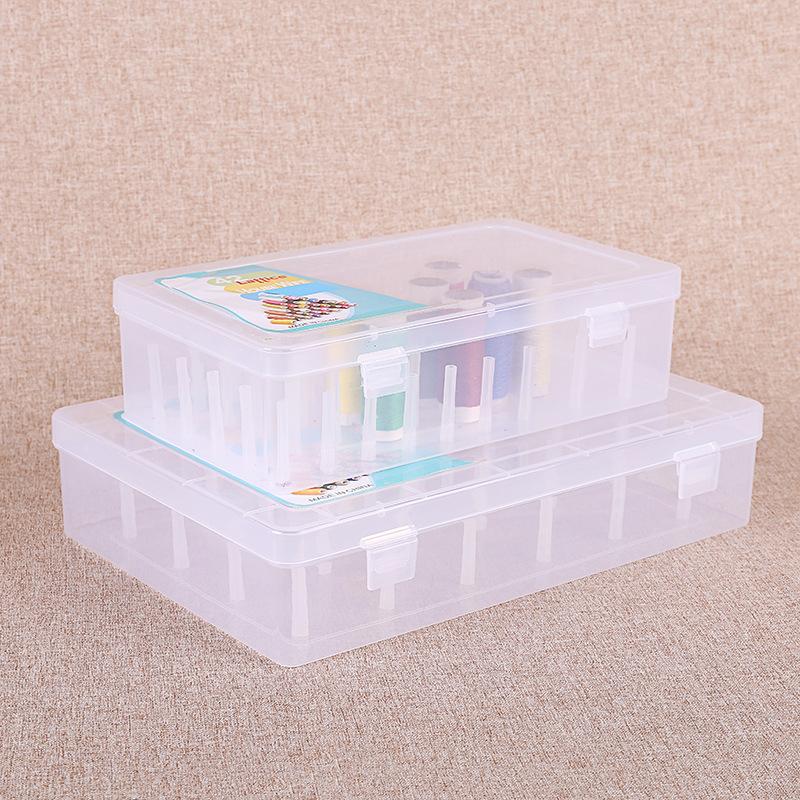 Plastic Sewing Thread (Nalki) Storage Box - 24/42 Spools
