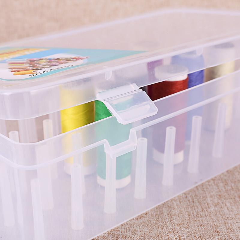 Plastic Sewing Thread (Nalki) Storage Box - 24/42 Spools
