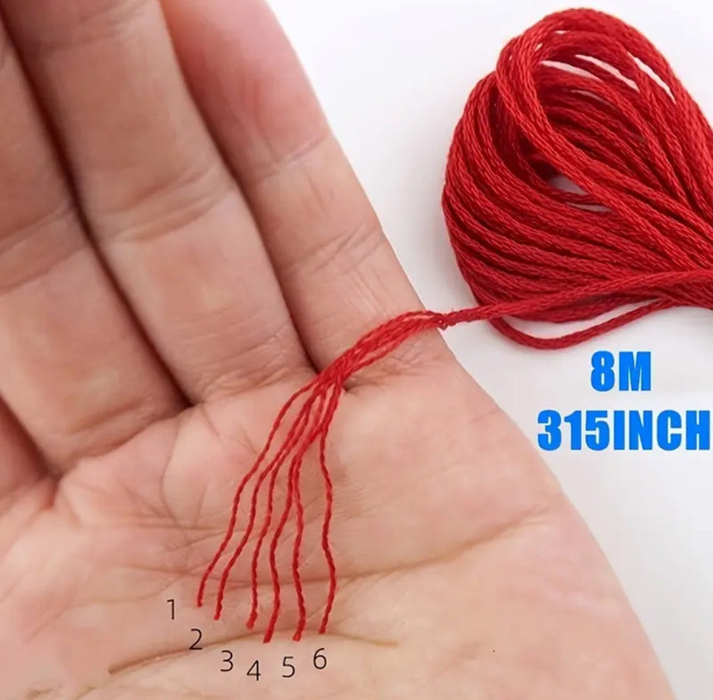 Mix Colors Embroidery Thread 300 Skeins