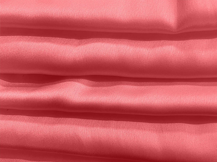 Onion Pink Plain Japan Satin Fabric