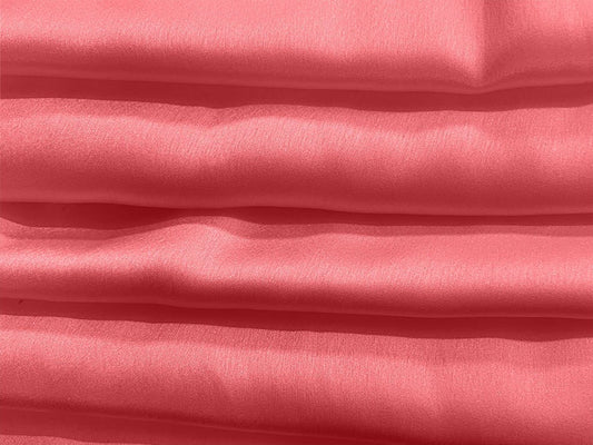 Onion Pink Plain Japan Satin Fabric