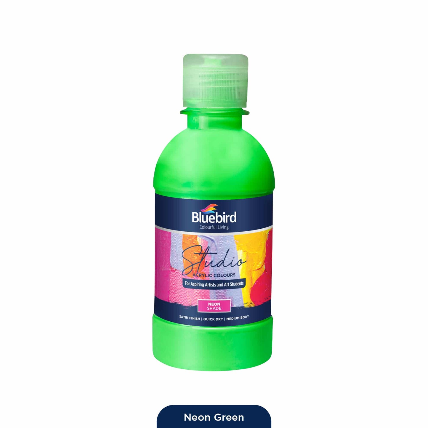 Studio Acrylic Colours – 250 ml – Neon Shades