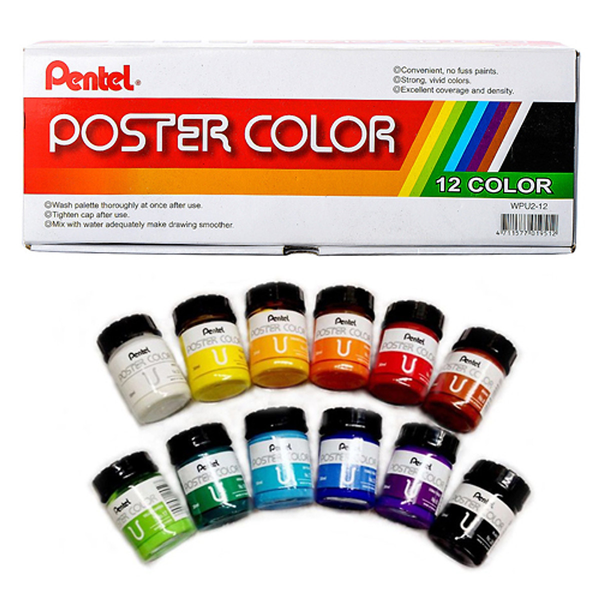 Pentel Poster Color Set