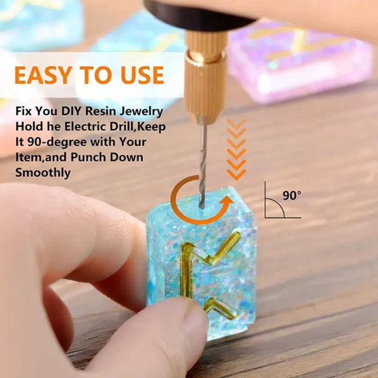 Mini hand drill for resin art