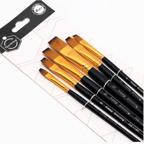 Keep Smiling Artist Brush Set 6Pcs A6118