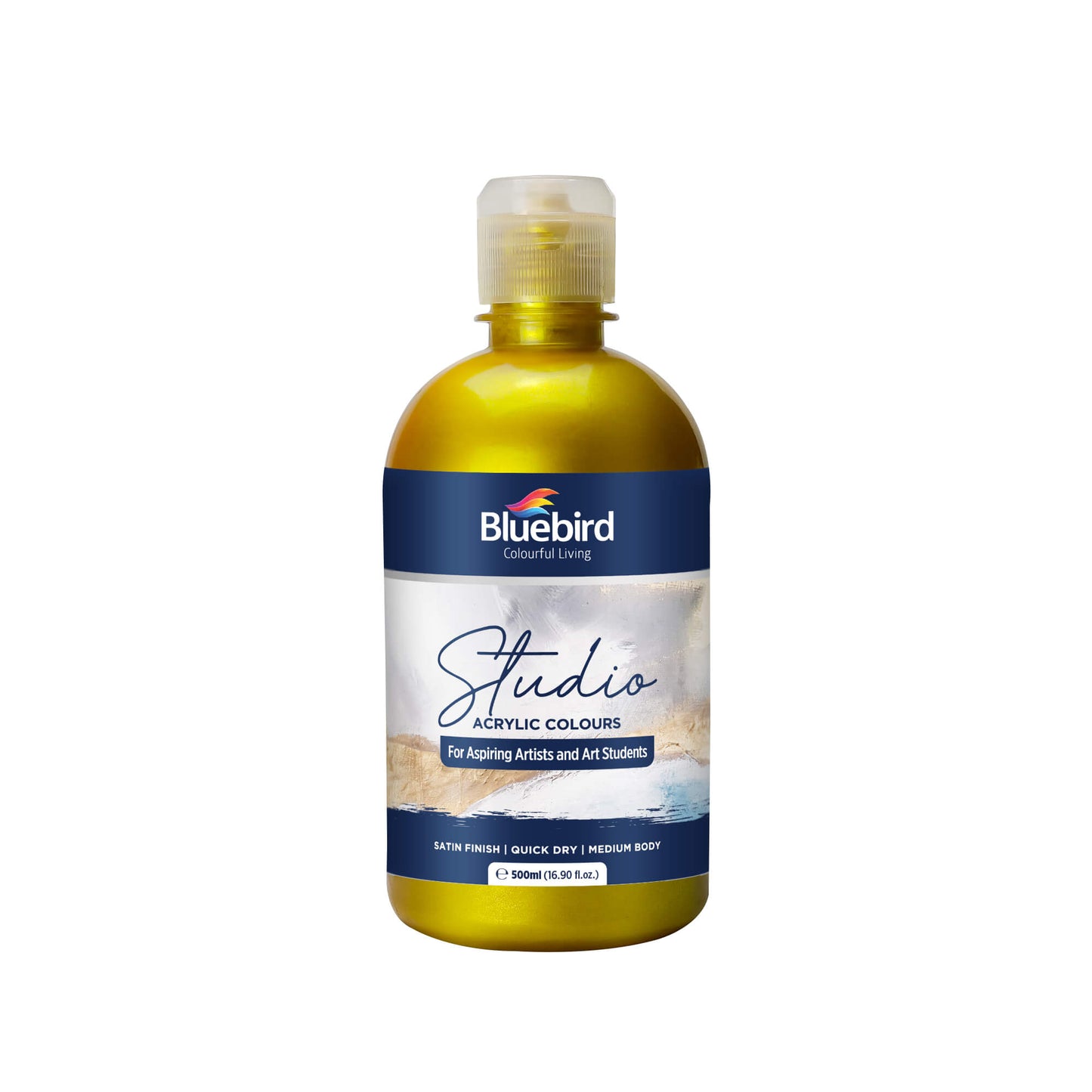 Studio Acrylic Colours - 500 ml - Pearlescent Shades