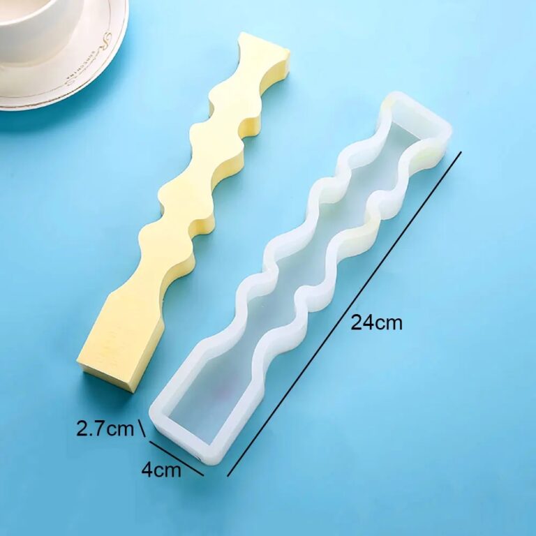 Wavy Candle mold large 9 inch