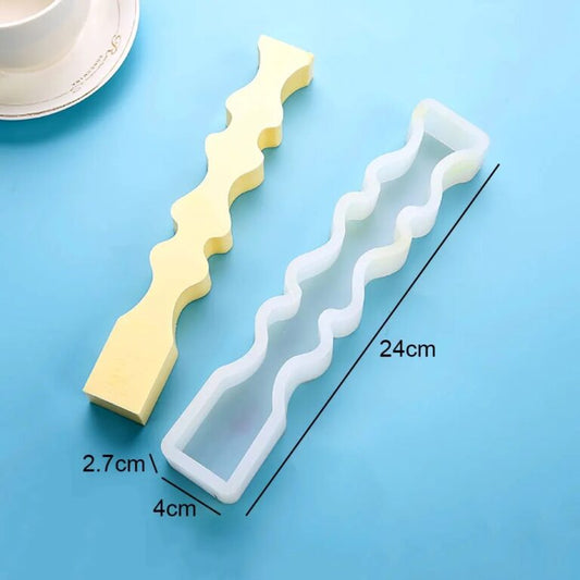 Wavy Candle mold large 9 inch