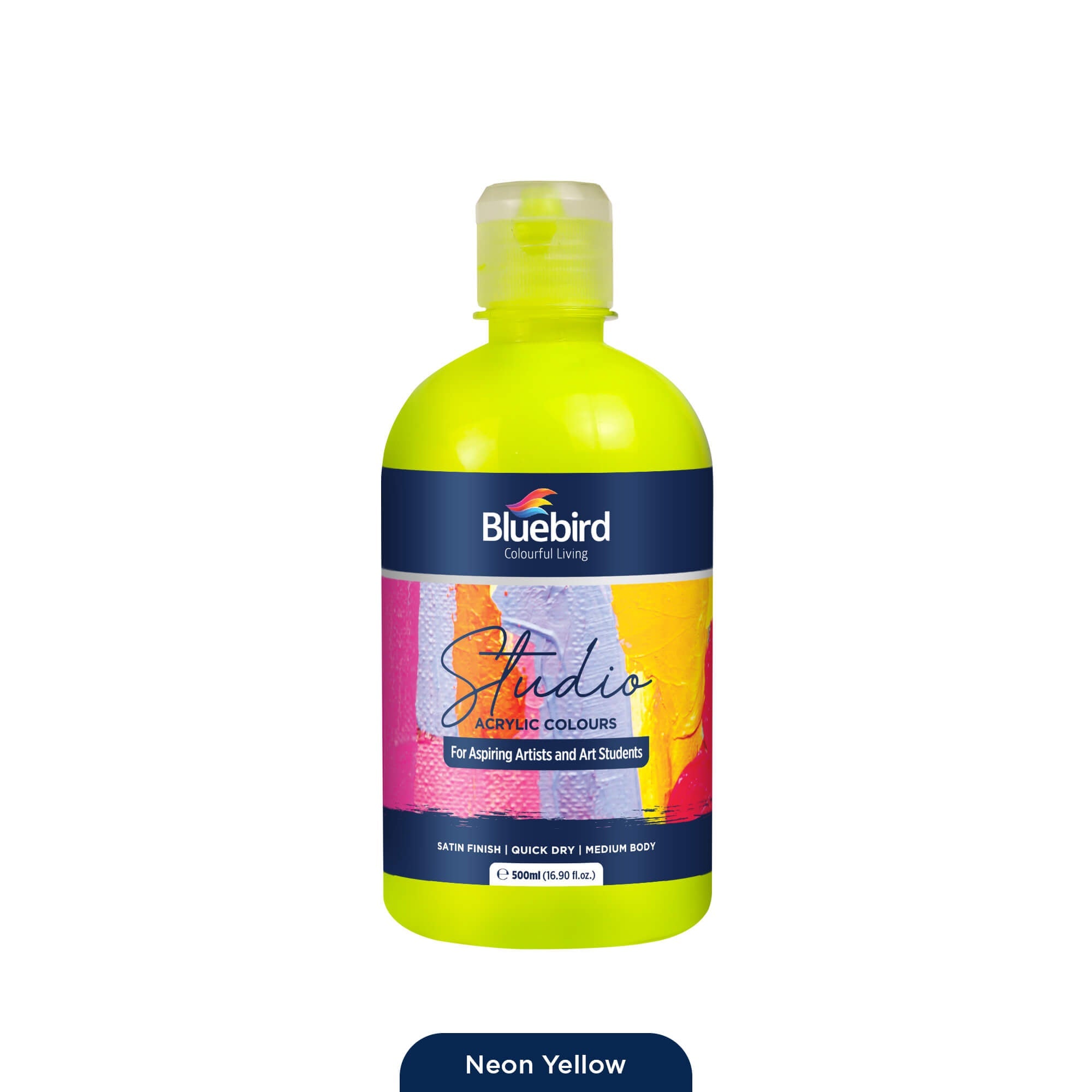 Studio Acrylic Colours - 500 ml - Neon