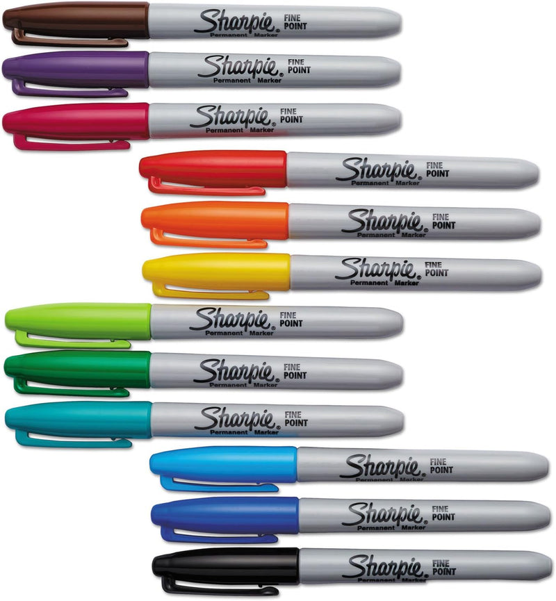 Sharpie Fine Point Permanent Marker Pack of 12