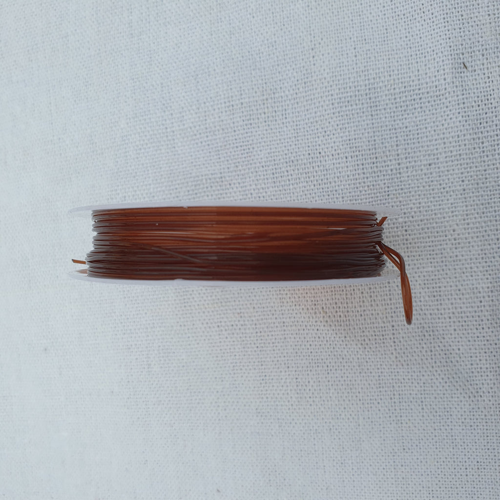 Crystal Tec Bracelet Elastic Cord - Brown