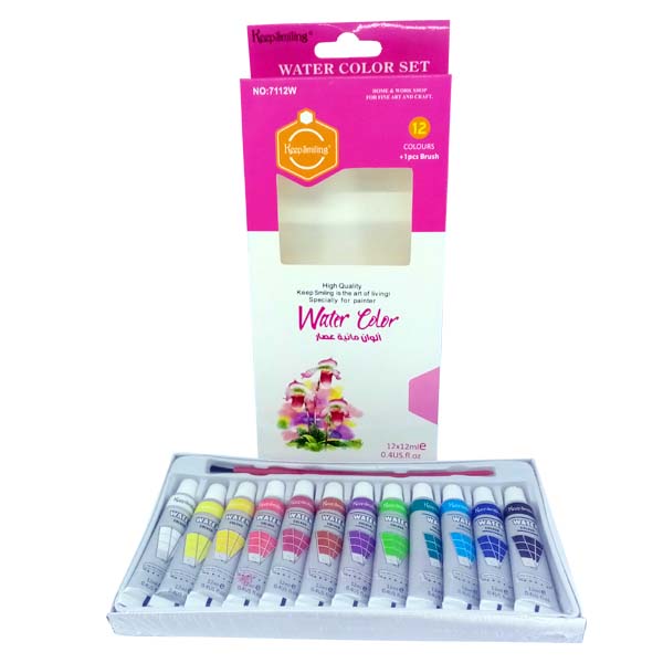 Keep Smiling Watercolor Pack of 12