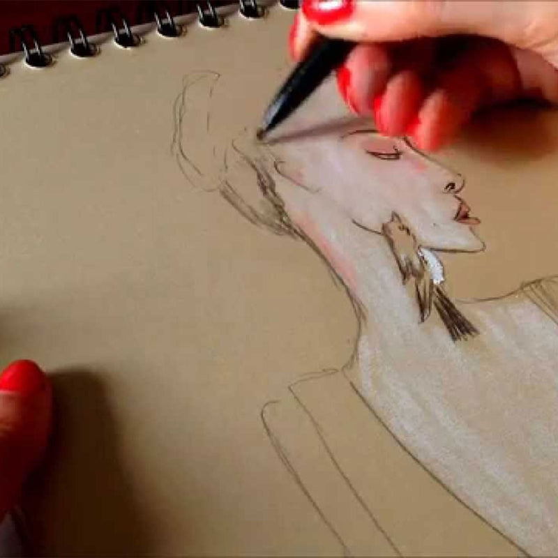 Keep Smiling Kraft Paper Pad 50 Sheets