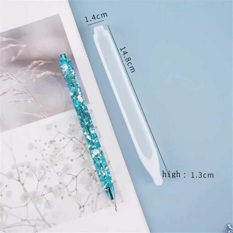 Ballpoint Pen Shaped DIY Resin Silicone Mold