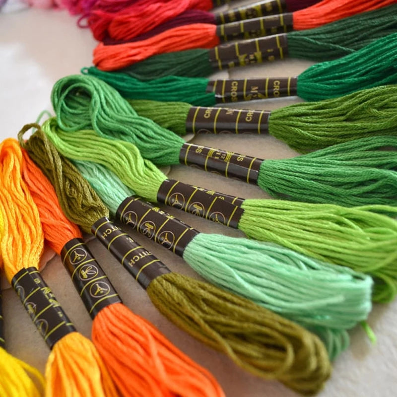 Mix Colors Embroidery Thread 200 Skeins
