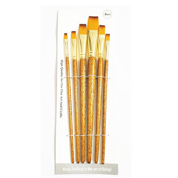 Keep Smiling Artist Brush Set 6Pcs