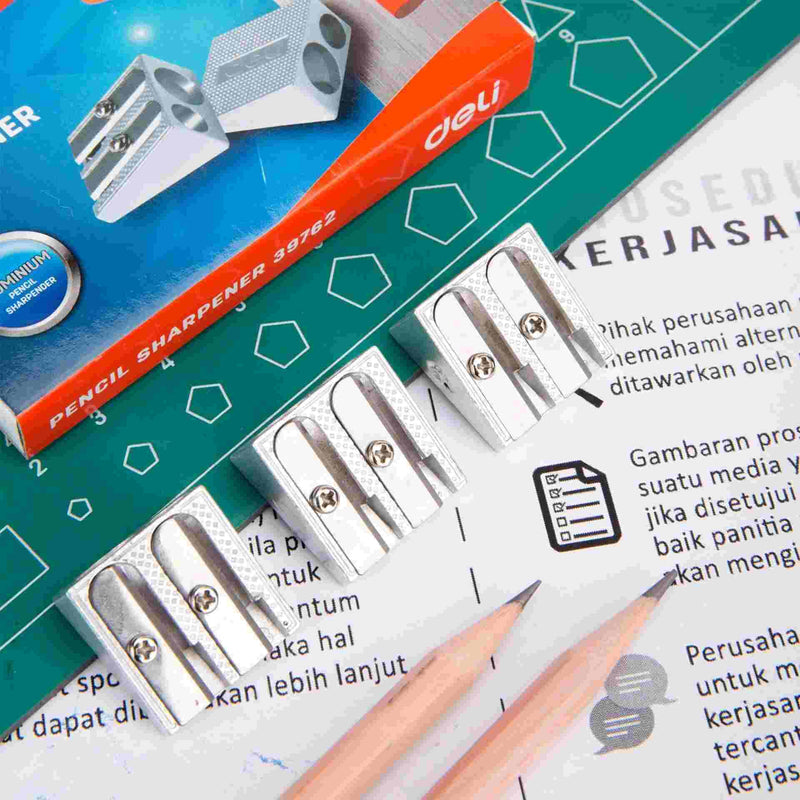 Deli Aluminum Two Hole Sharpener