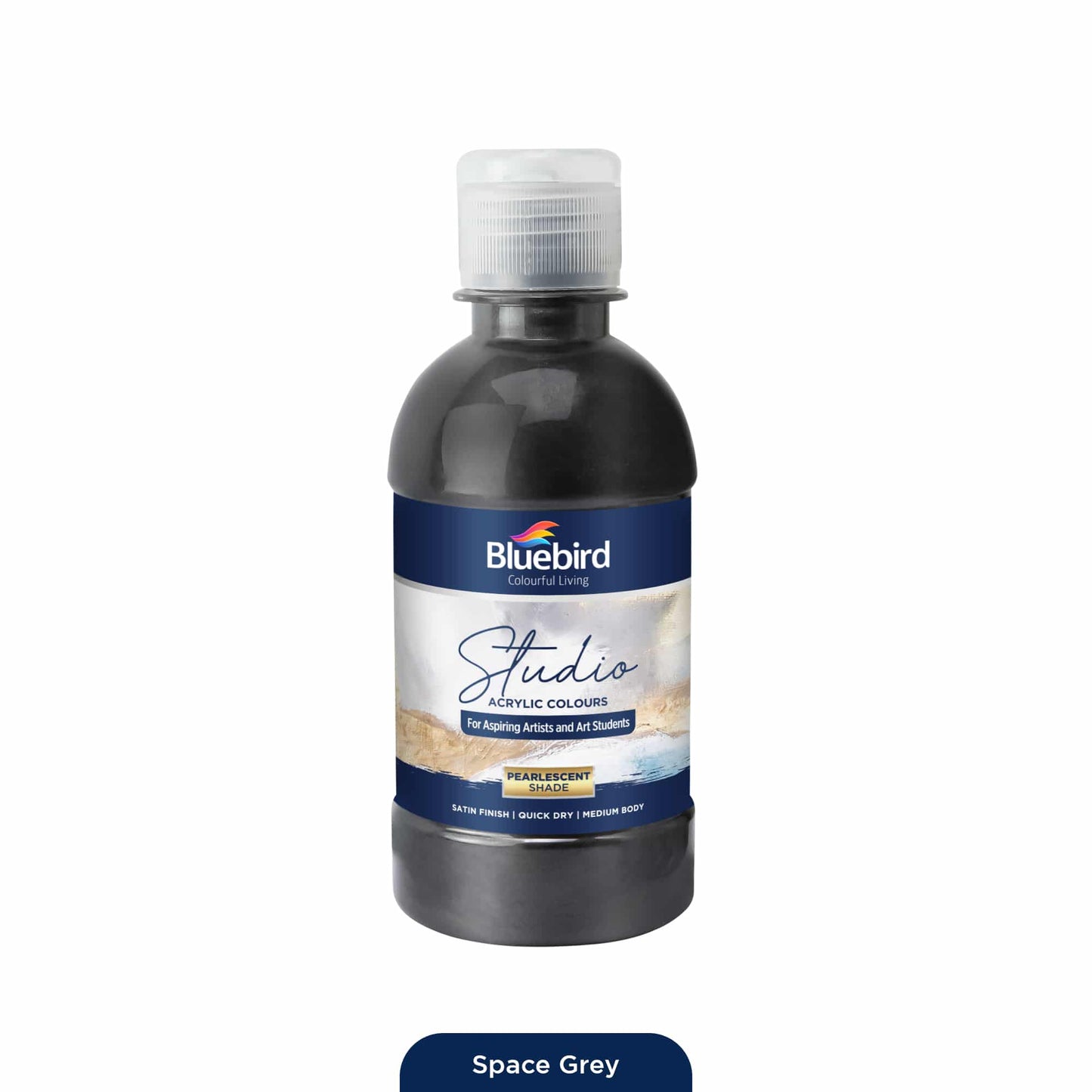 Studio Acrylic Colours – 250 ml – Pearlescent Shades