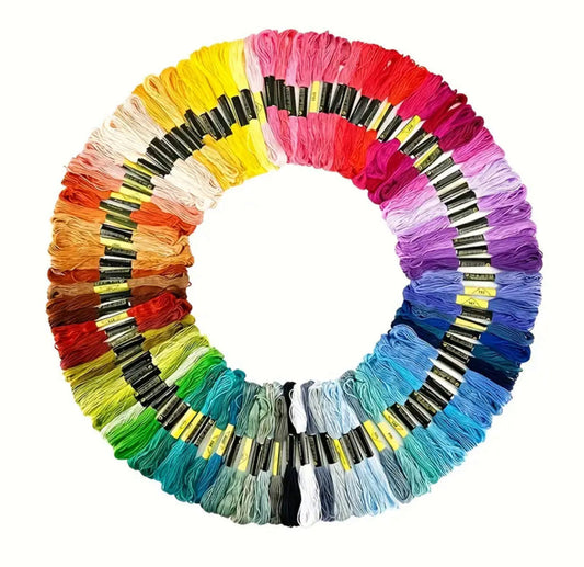 Mix Colors Embroidery Thread 200 Skeins
