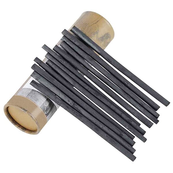 Charcoal Stick Black Round Box