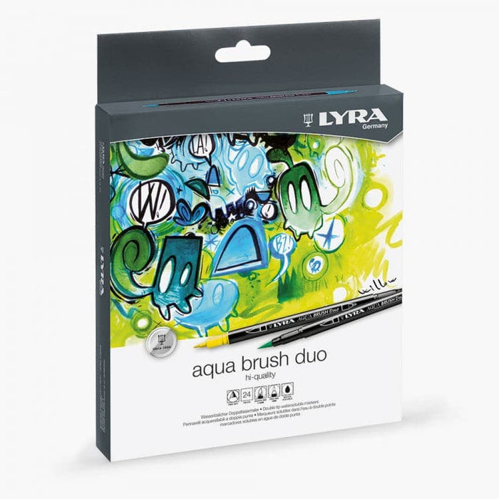 Lyra Aqua Brush Pen Dual Tip Markers Set