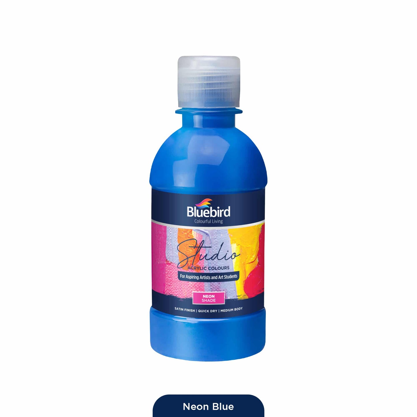 Studio Acrylic Colours – 250 ml – Neon Shades