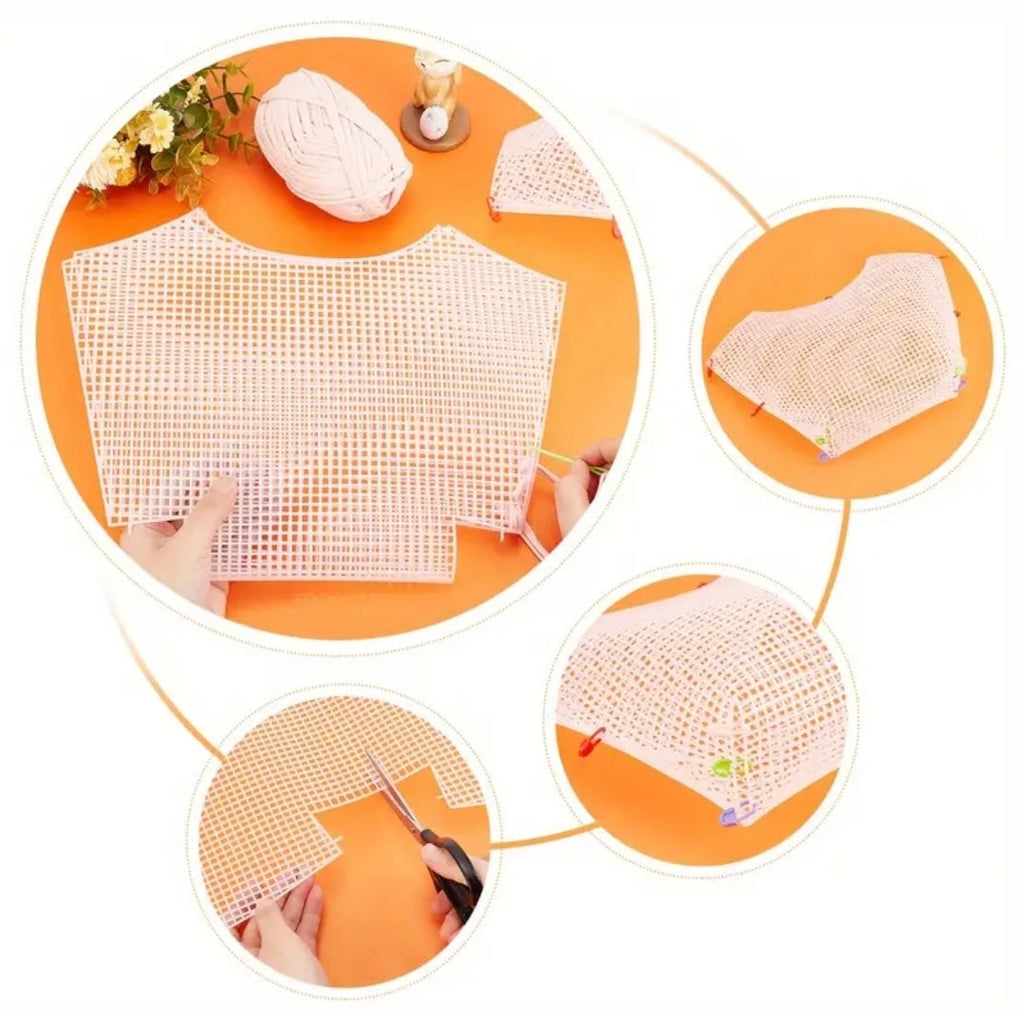 Bag Shape Plastic Mesh Canvas
