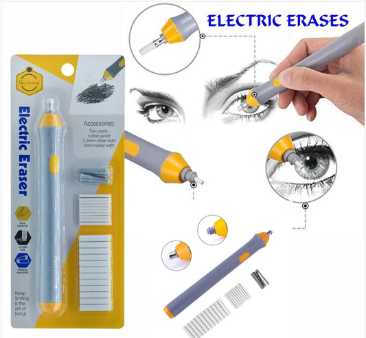 Keep Smiling Electric Eraser with 22 Refills