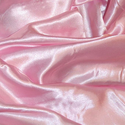 Light Pink Liquid Diamond Satin Fabric