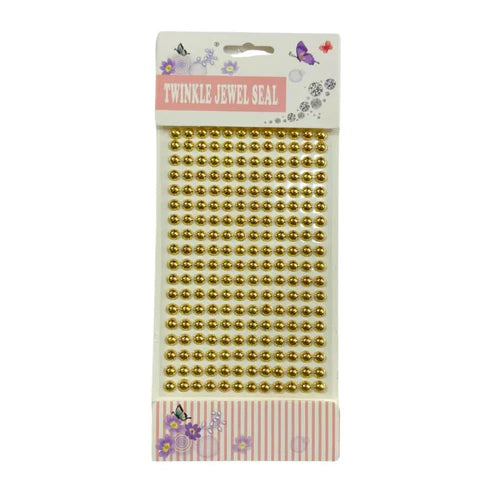 Golden beads stickers