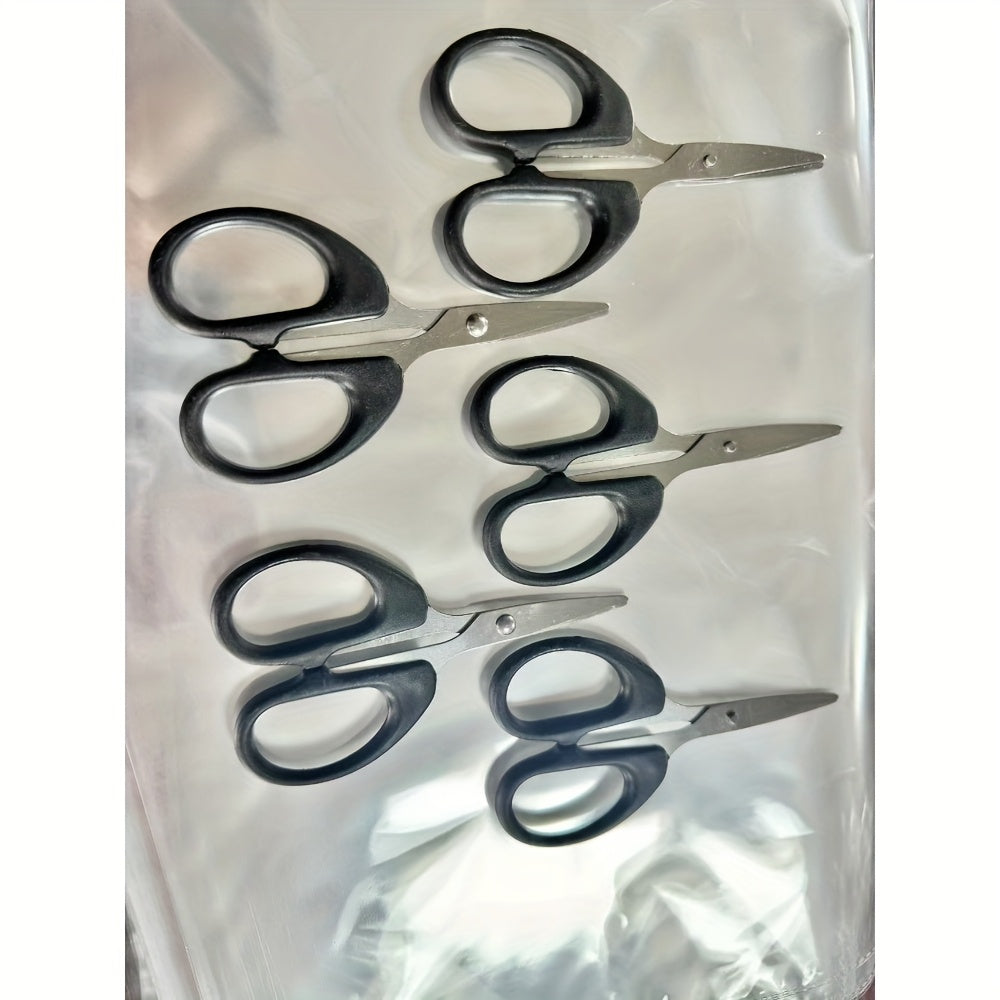 5pcs Multipurpose Craft Scissors Set - Durable Stainless Steel Blades, Ergonomic Handles for Comfort