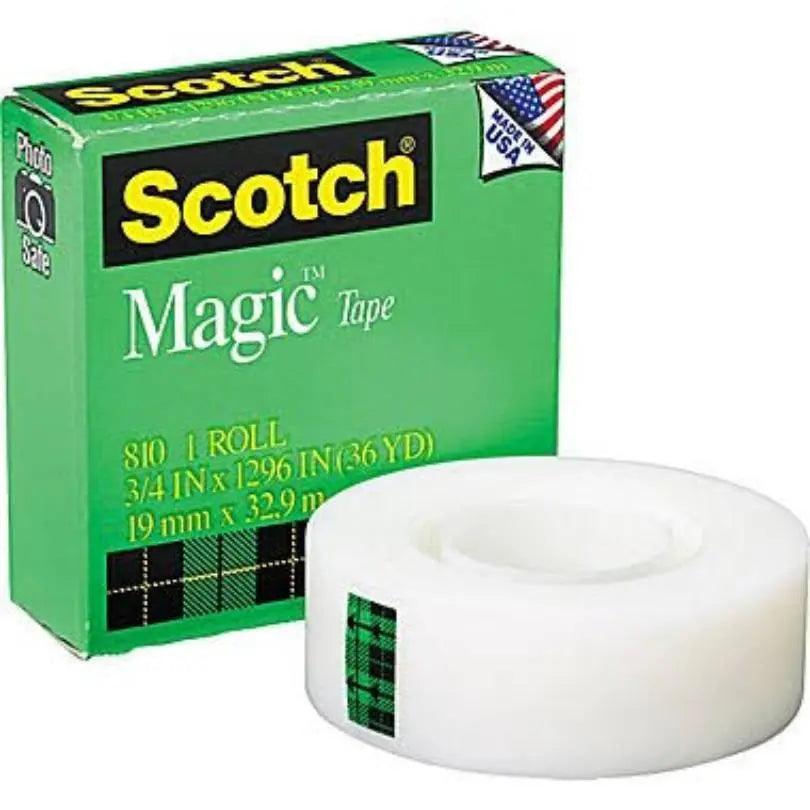 3M Scotch 810 Single Sided Transparent Magic Tape