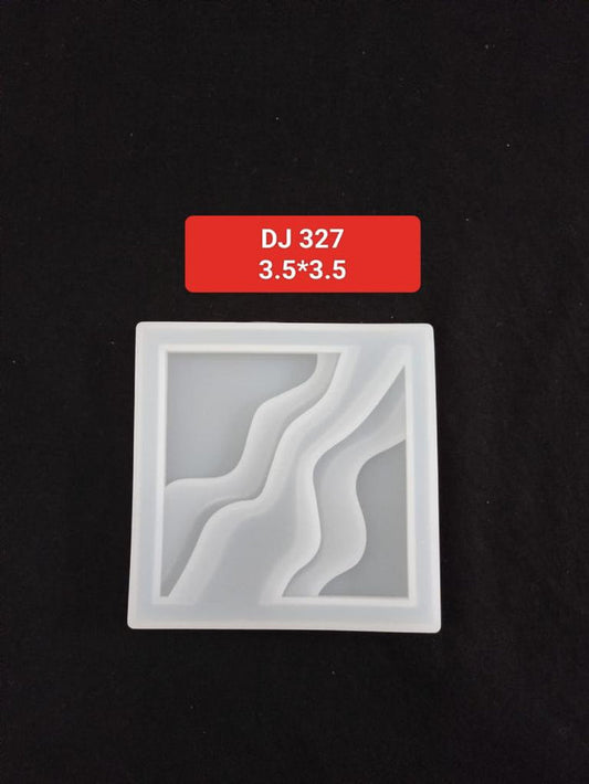 Ocean Wave Coaster Mold Silicone Mold 3.5''*3.5