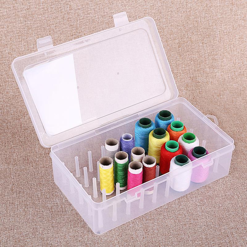 Plastic Sewing Thread (Nalki) Storage Box - 24/42 Spools