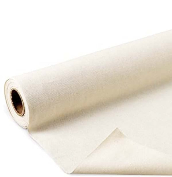 Canvas Board Cloth - Off White  [1 Meter]